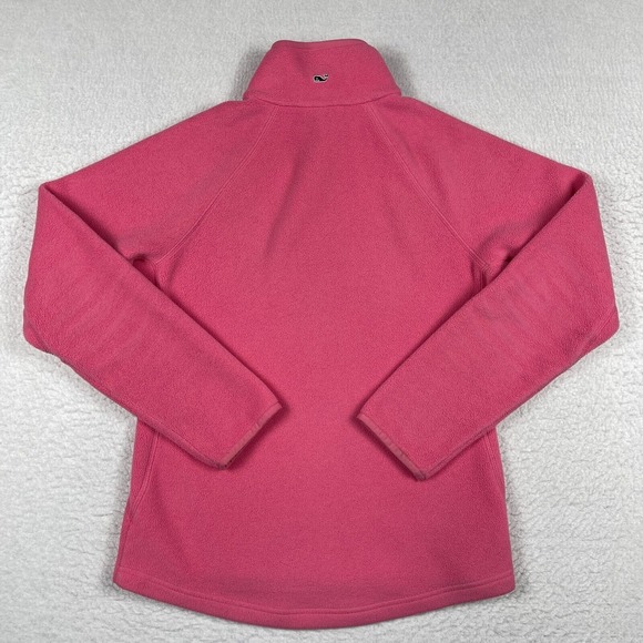 Vineyard Vines Jacket Womens Small Pink Fleece Outdoors Cute Cozy Preppy Top - Picture 2 of 16
